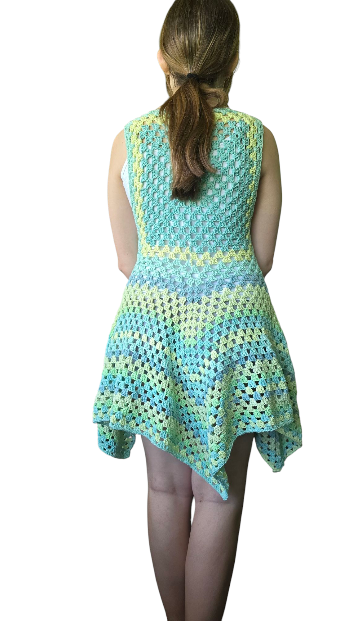 Fairy Frills handmade crochet dress/cover-up