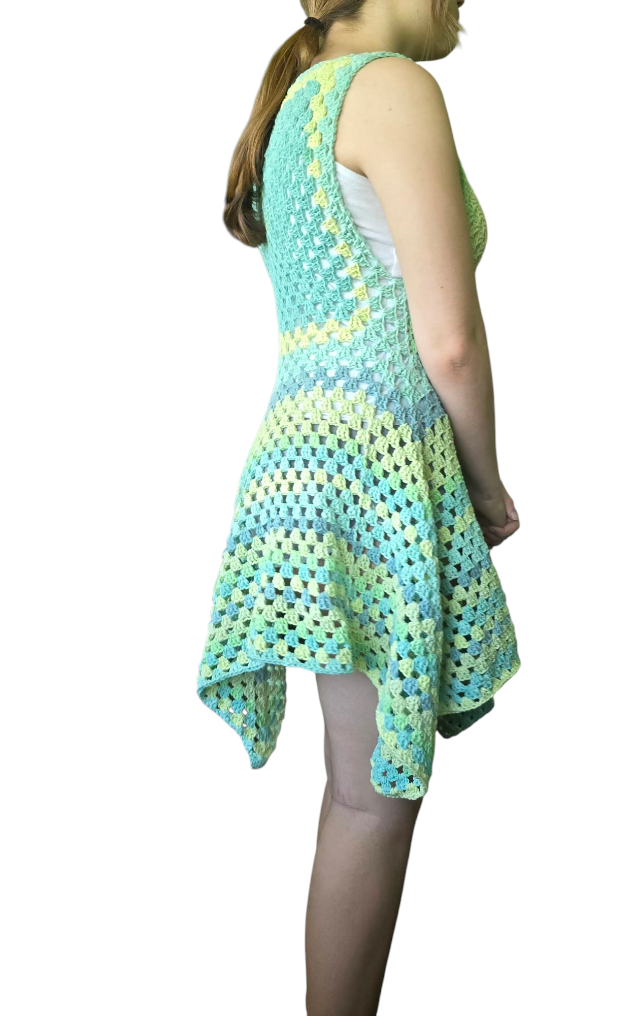 Fairy Frills handmade crochet dress/cover-up