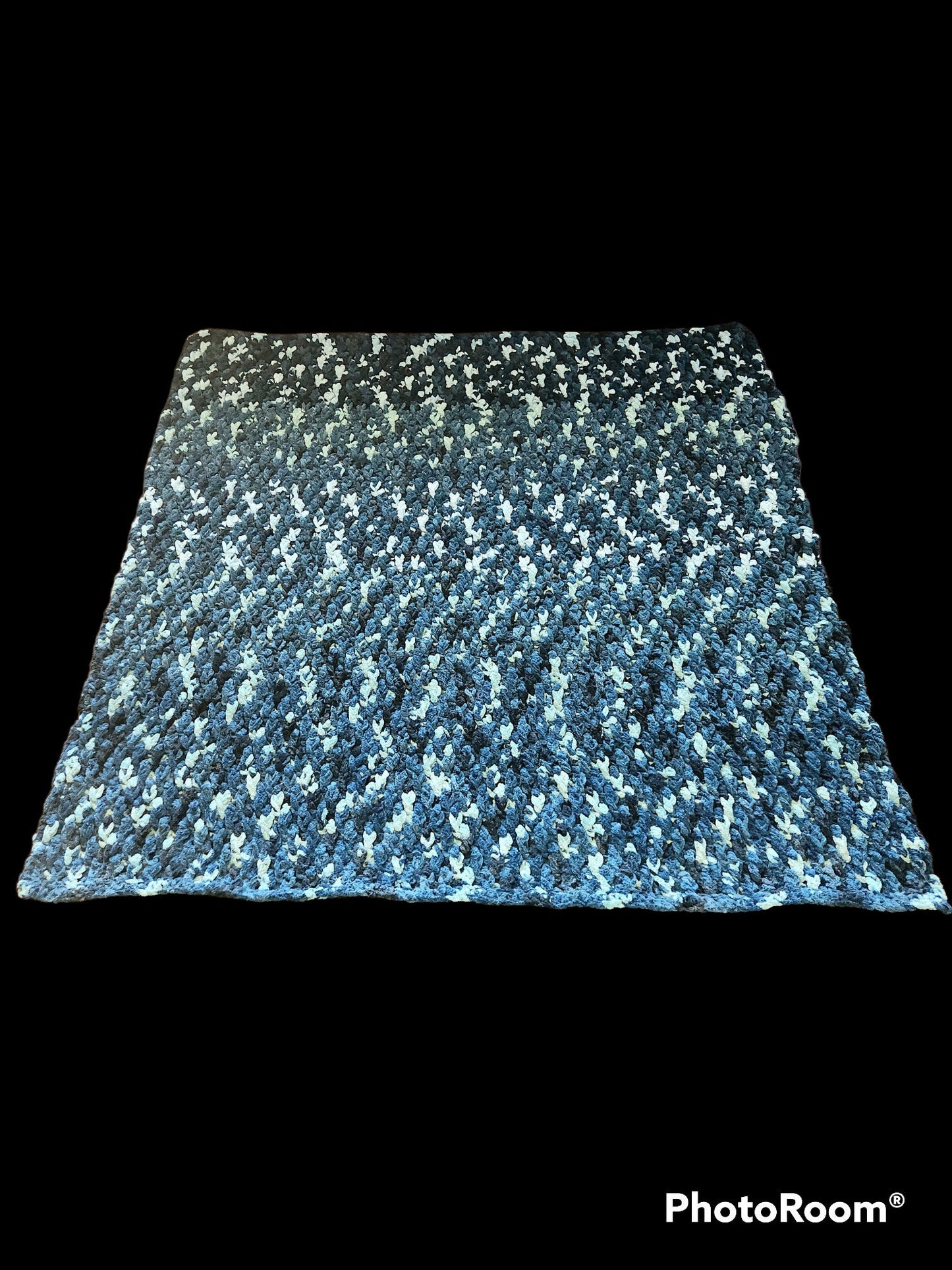 Super Chunky Handmade Crochet afghan/throw/wheelchair blanket/tummy time