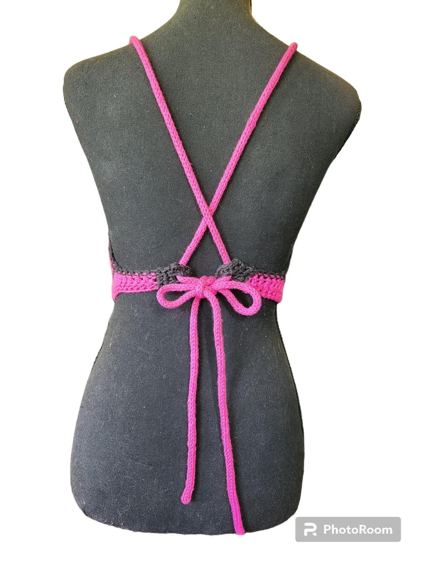 Handmade Crochet Halter Top all made of sustainable materials