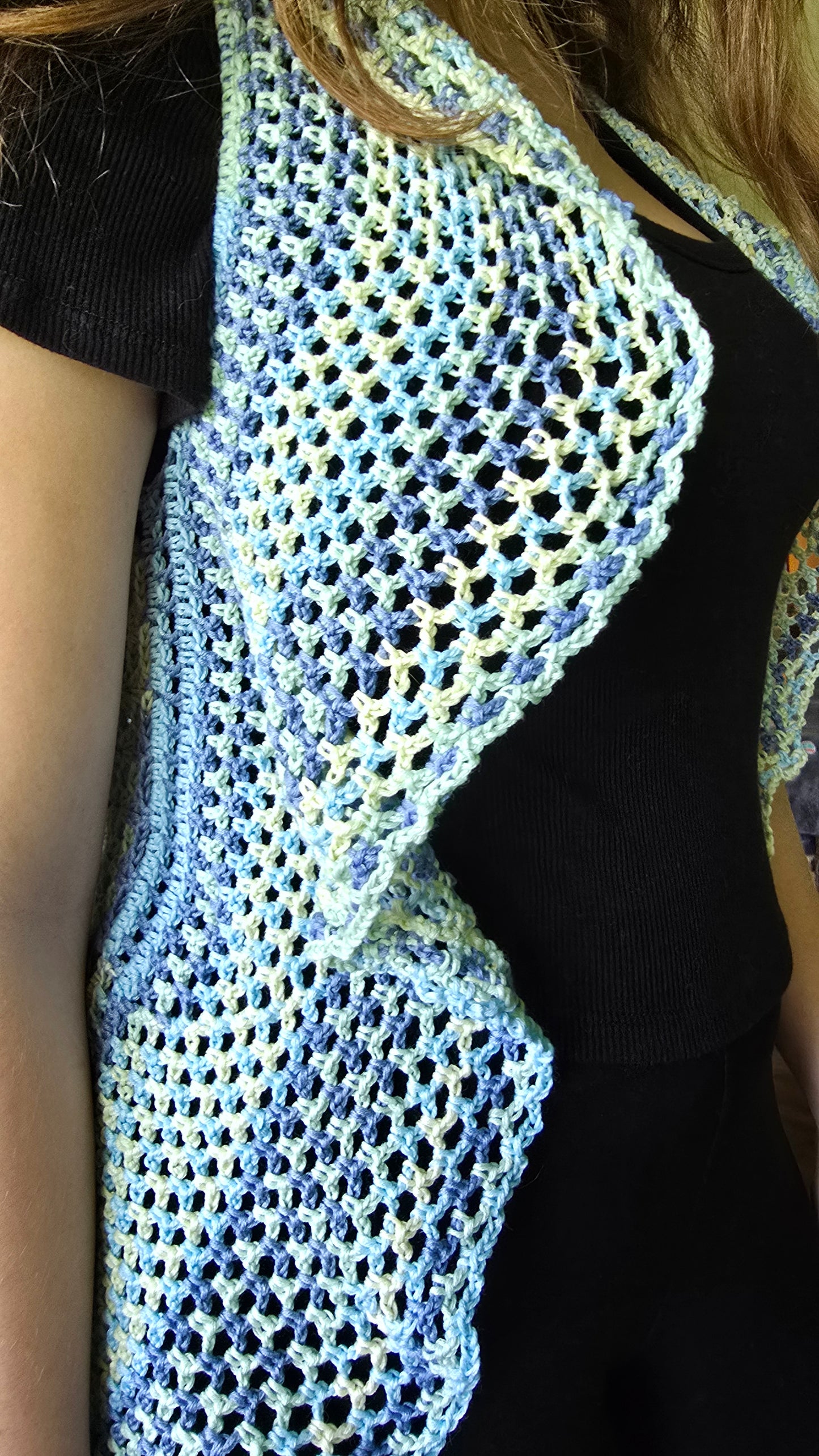 Mandala handmade crochet bohemian vest