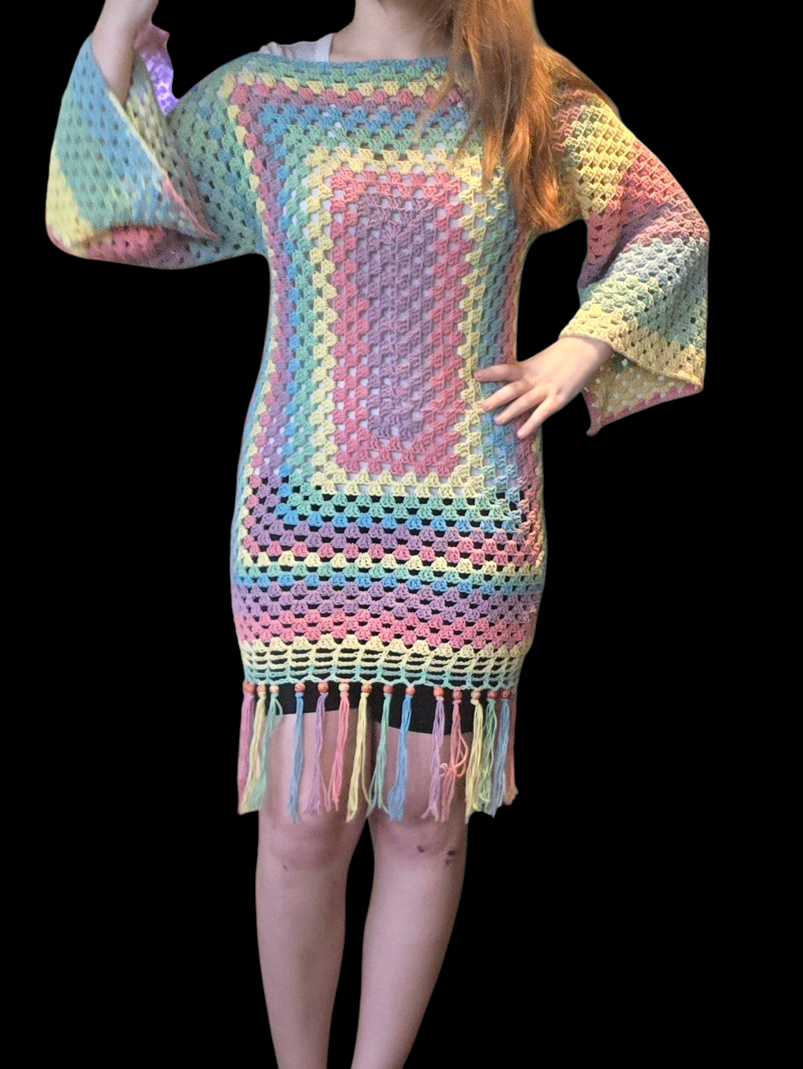Boho Chick Crochet cover-up/dress