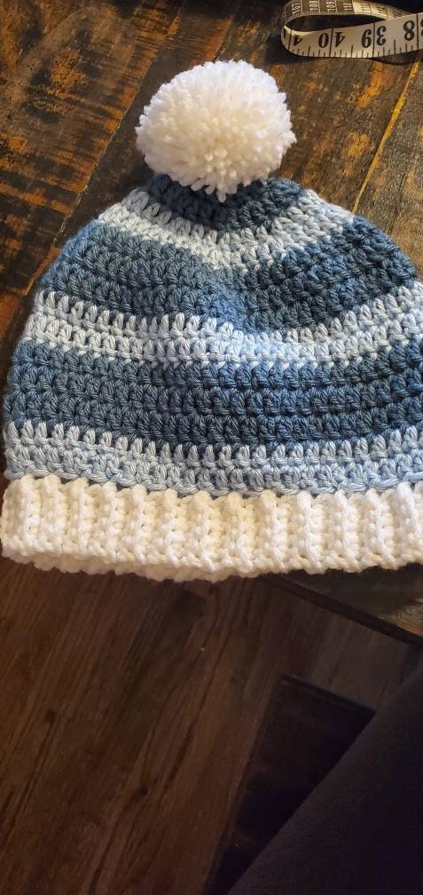 Crochet Beanie with Pom-Pom