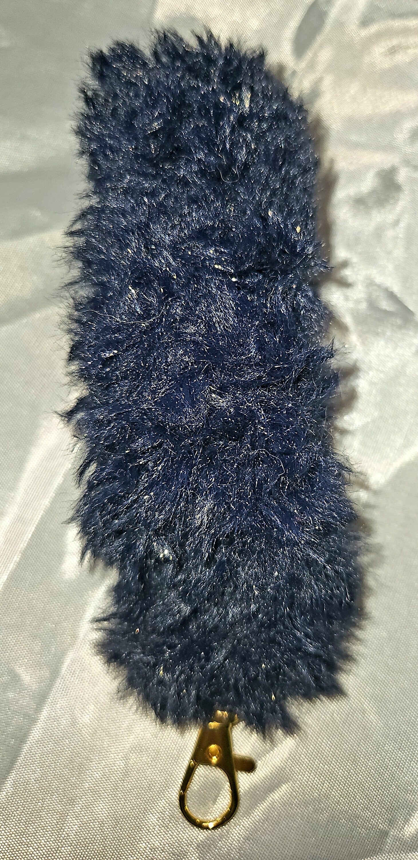 Faux Fur Wristlet/Key Chain
