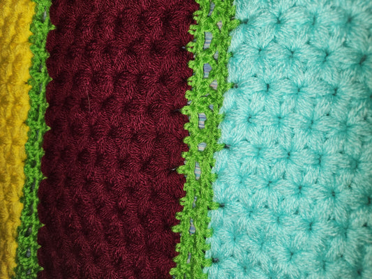 Handmade Crochet Perfect Posey Afghan