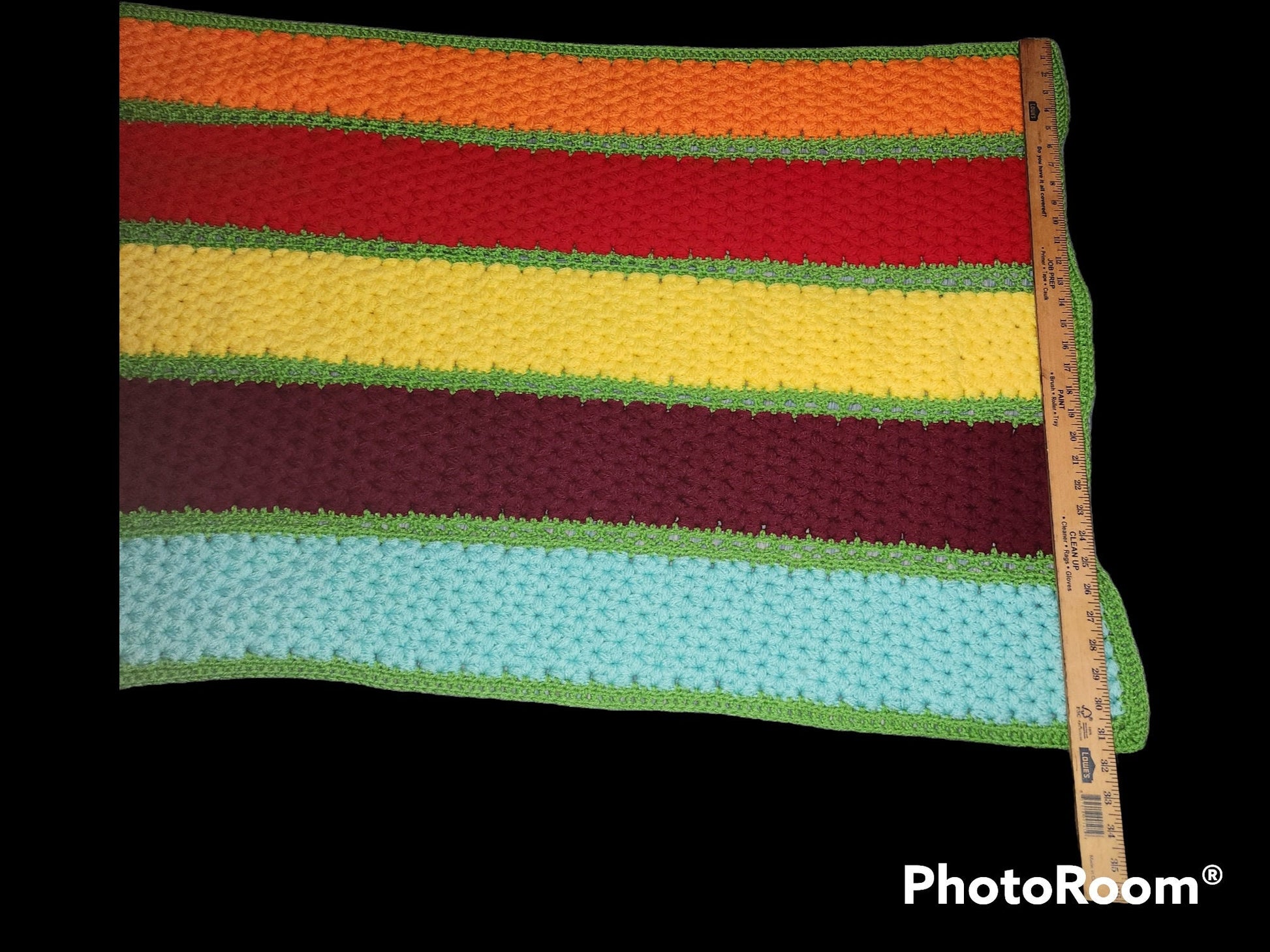 Handmade Crochet Perfect Posey Afghan