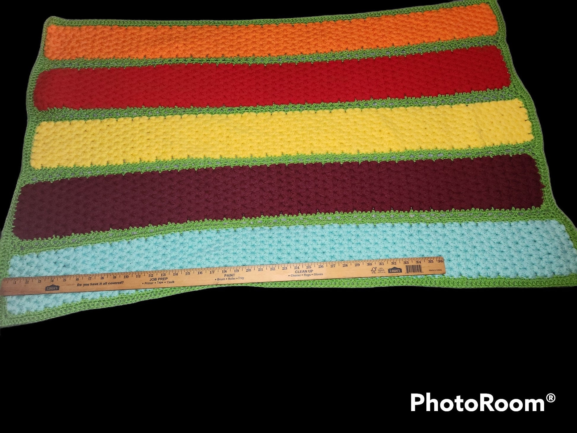 Handmade Crochet Perfect Posey Afghan