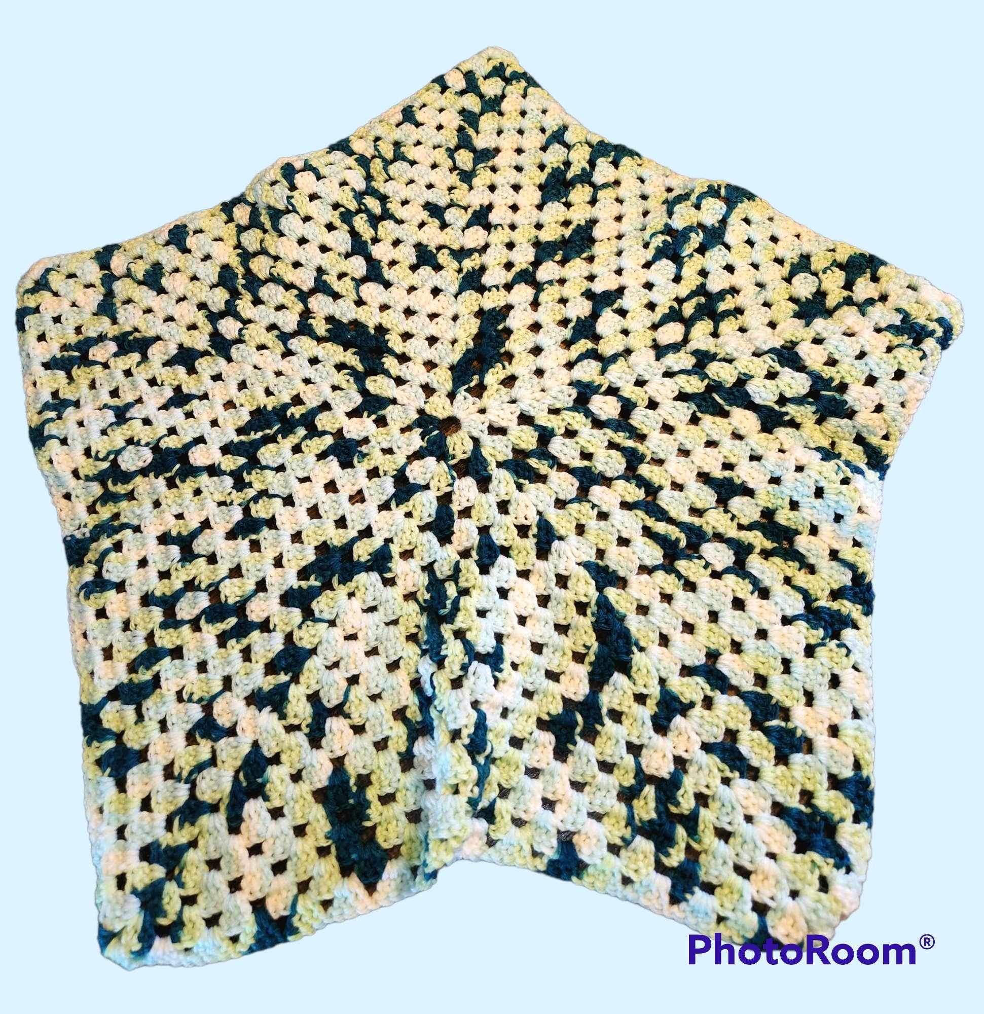 Extra Large Crochet Lovey with removeable plushie/baby blanket/blankie/security blankie/toddler