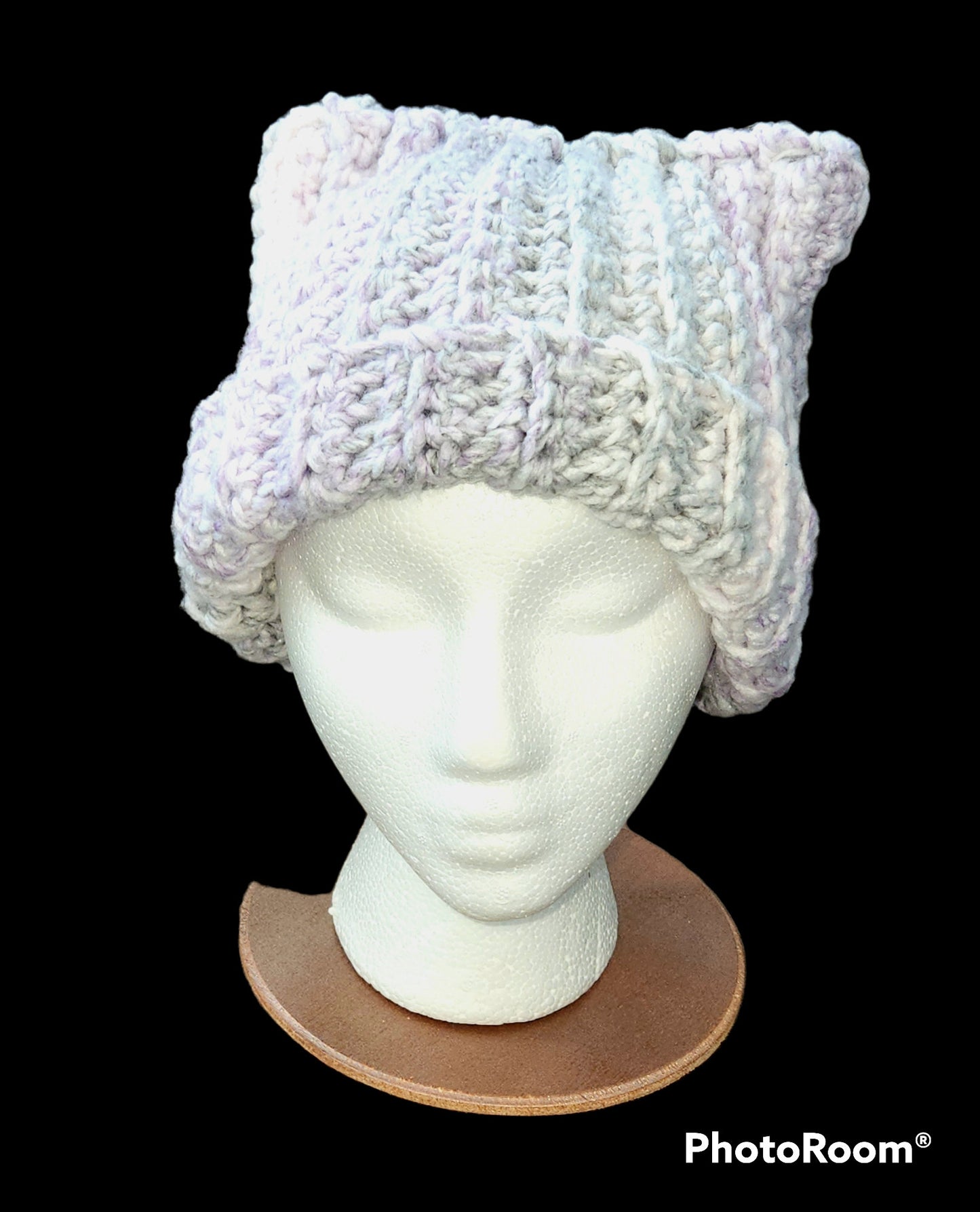 Adult Cat Ears Cat Hats/Beanies/teen hat (Chunky Handmade Crochet)/kitty cat/pussy cat hat