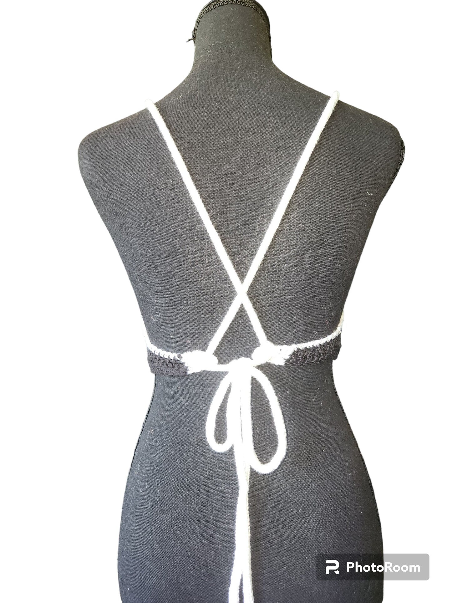 Handmade Crochet Halter Top all made of sustainable materials