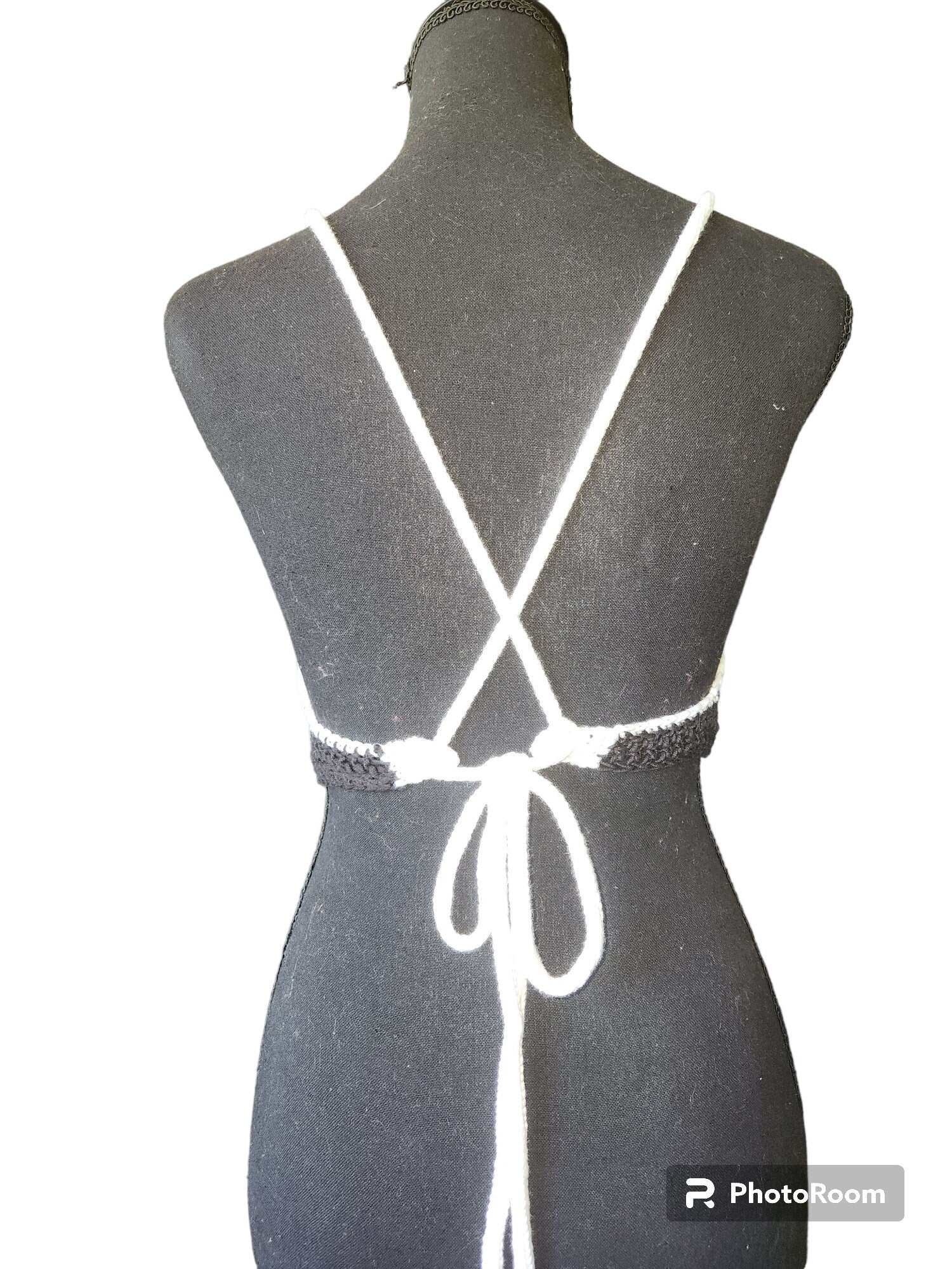 Handmade Crochet Halter Top all made of sustainable materials